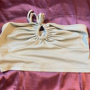 mint green tube top